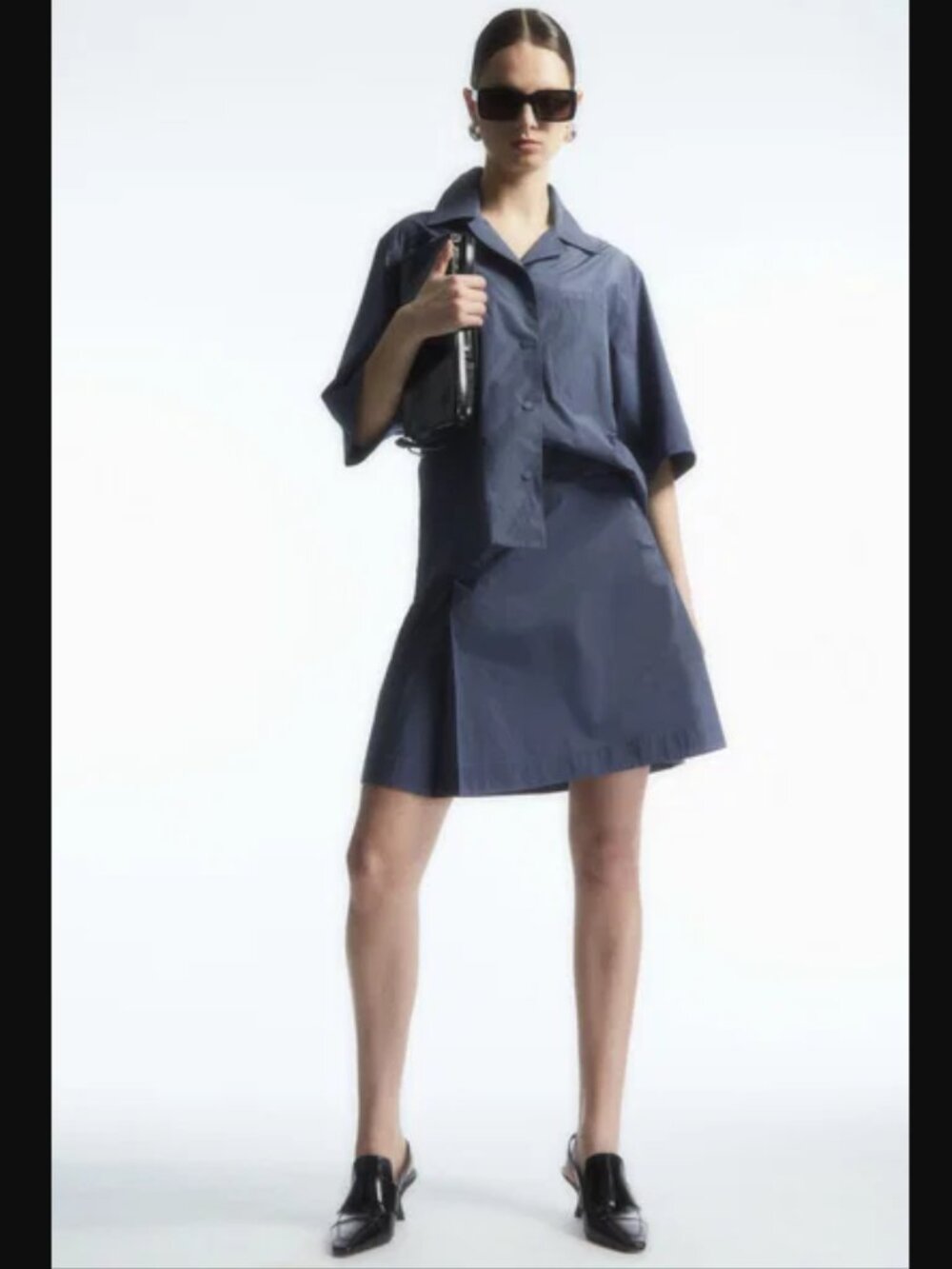 COS MINISKIRT & SHIRT SET